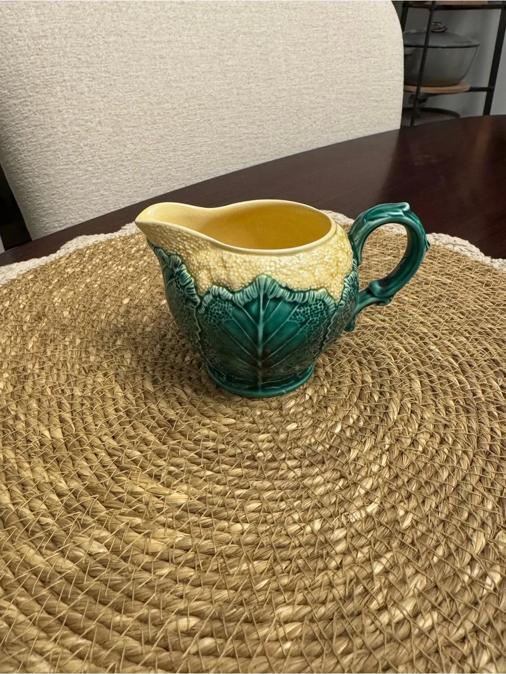 Wedgwood Majolica Cauliflower Creamer